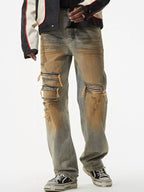 Men's Distressed Loose Fit Jeans