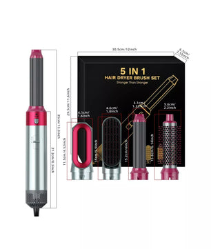 5-in-1 Interchangeable Hot Air Brush
