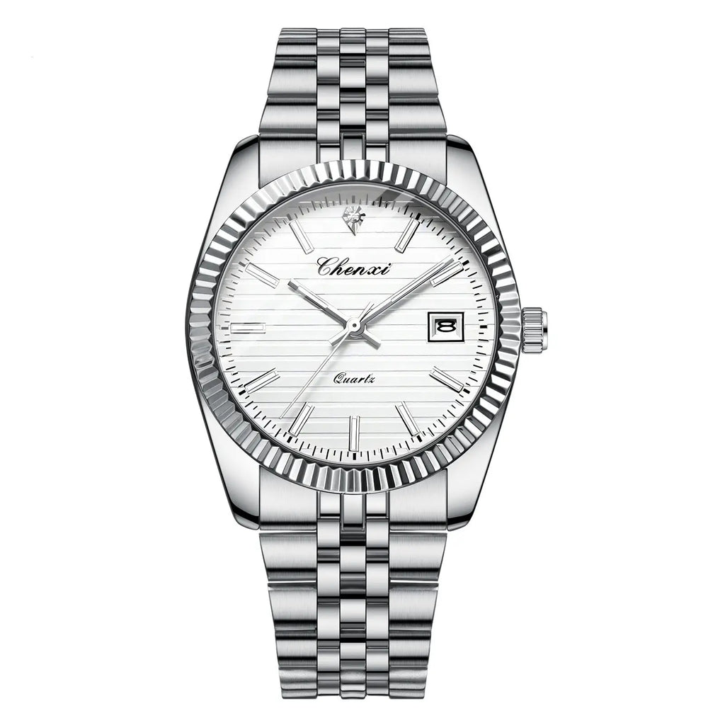Business Calendar Luminous Waterproof Quartz Watch Dropshipman