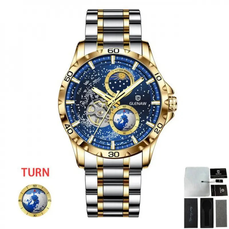 Men's Simple Stainless Steel Quartz Watch Dropshipman