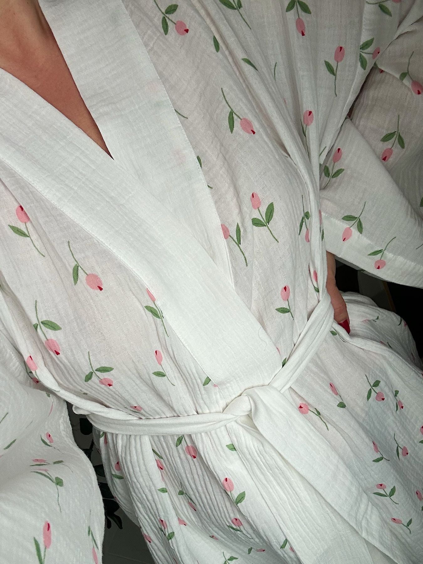 Women's Floral Print Cotton Nightgown