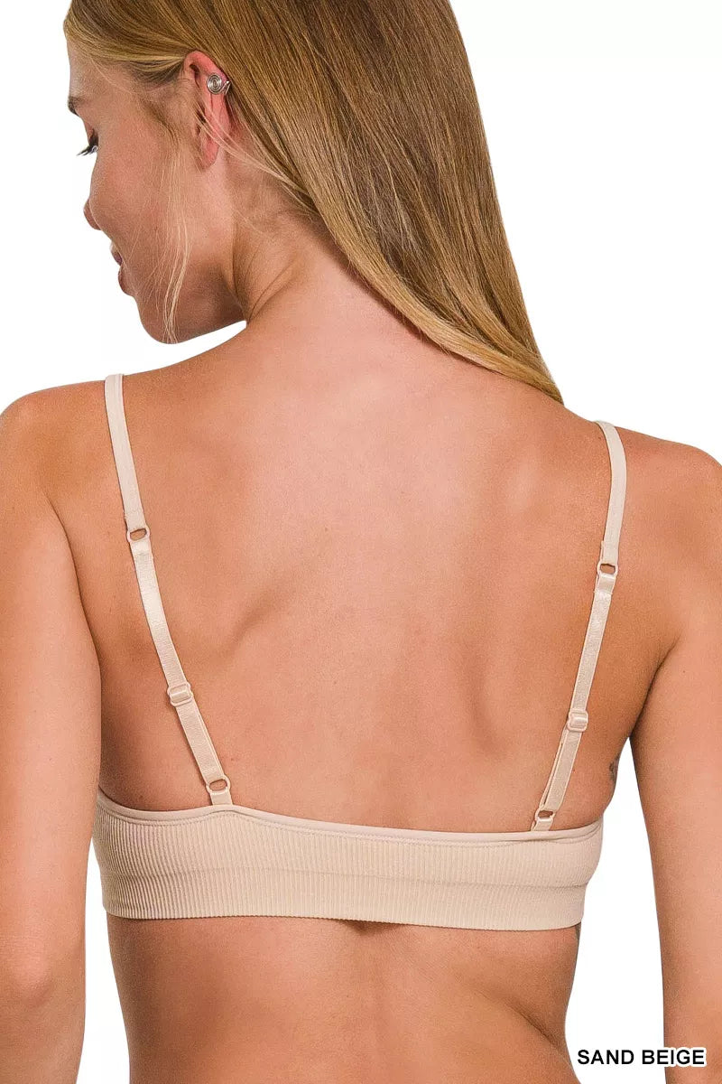 Women's Seamless Bra with Removable Pads