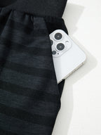 Women's Shorts Two Piece Set in Dark Gray