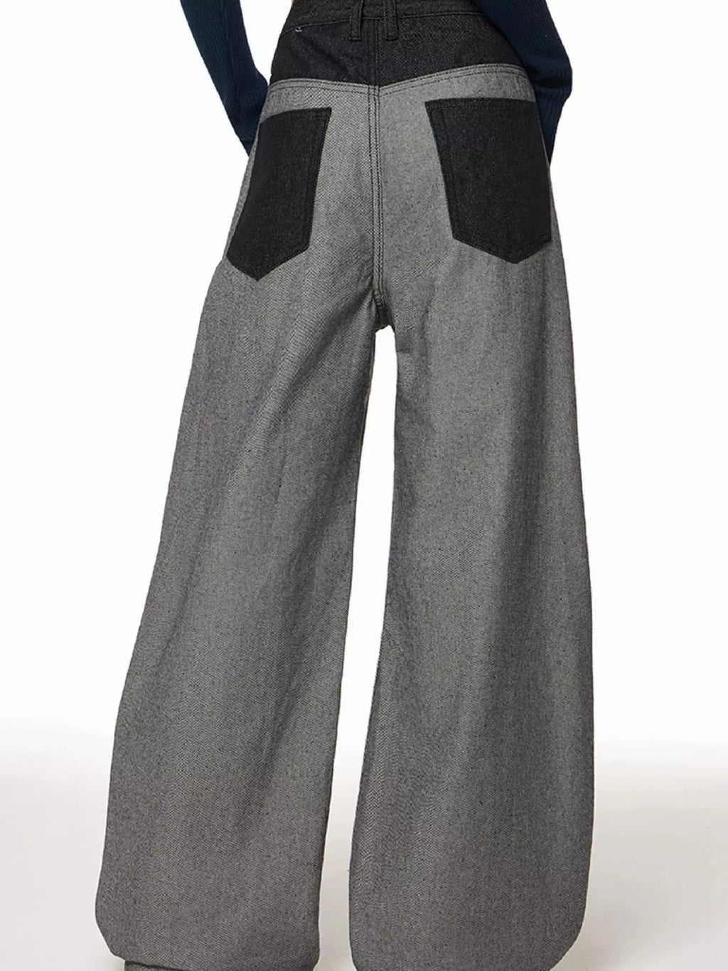 Men's Jeans Wide Leg Button Fly Plus Size
