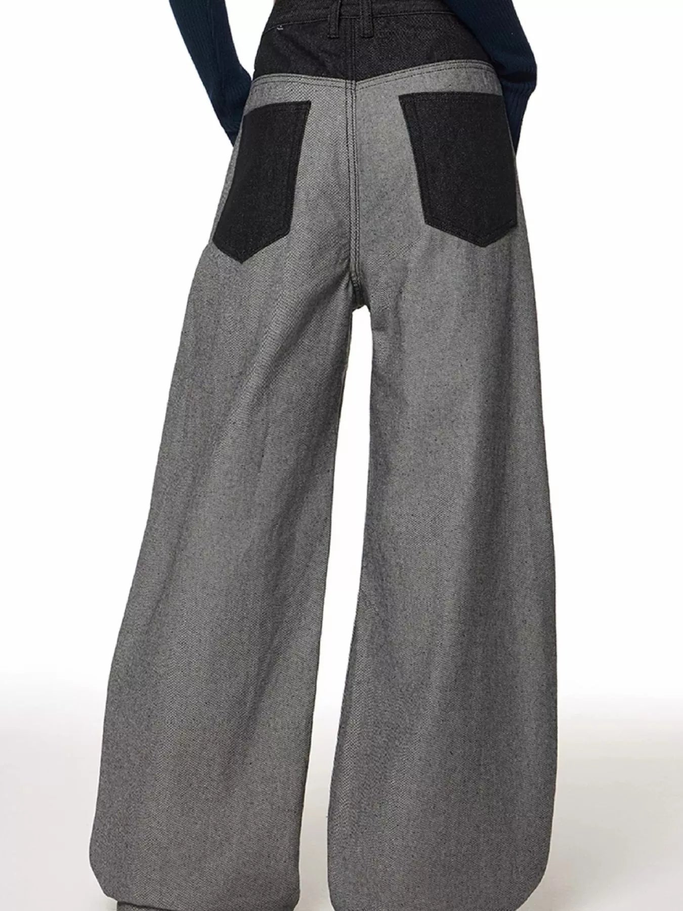 Men's Jeans Wide Leg Button Fly Plus Size
