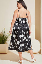 Women's Plus Size Floral Lace Trim Night Dress