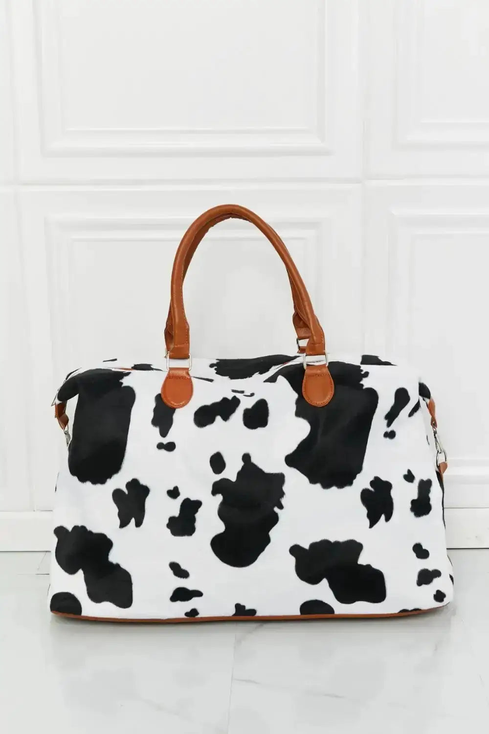 Animal Print Plush Weekender Bag by Parfymia