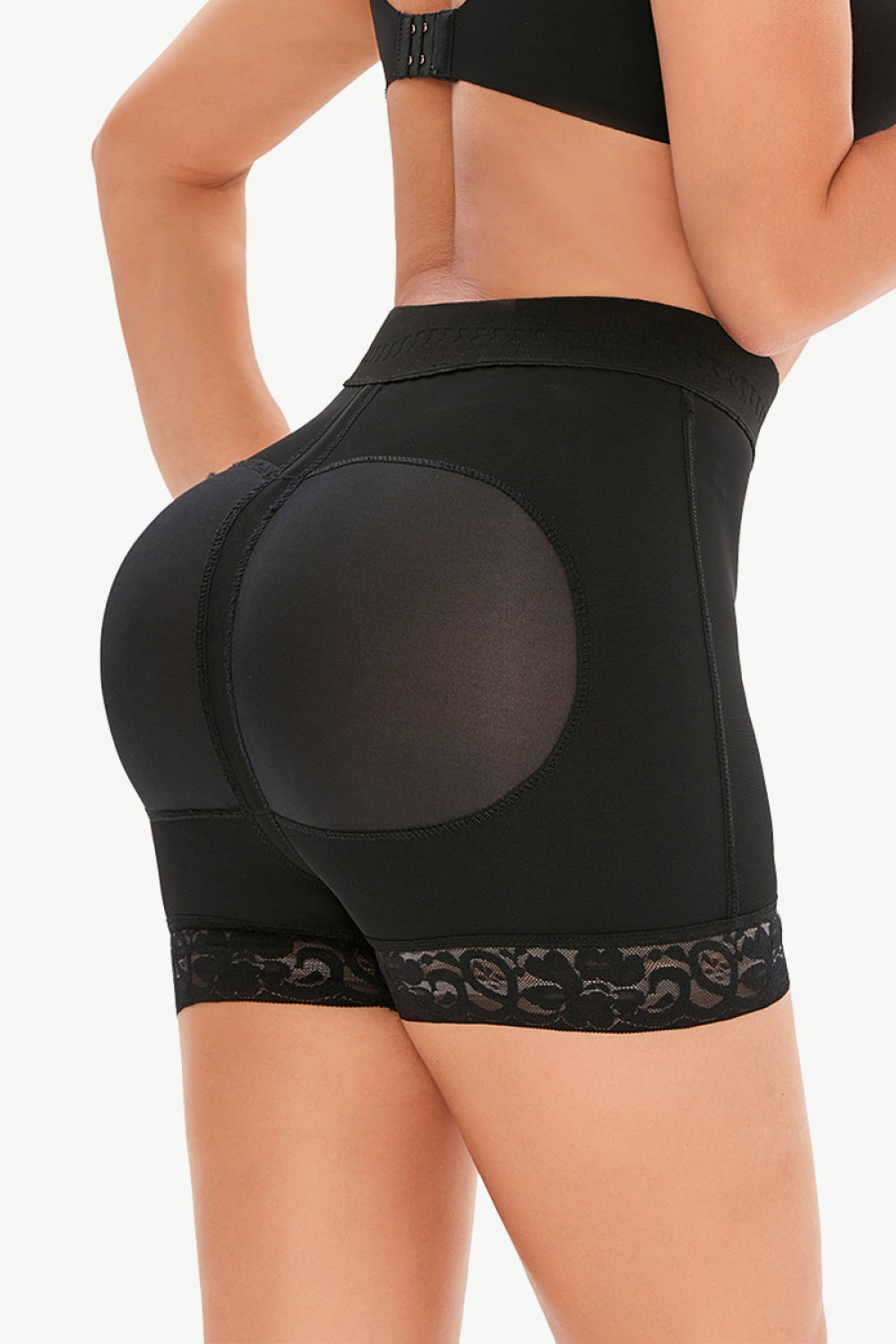 Women's Shorts – Lace Trim High-Rise