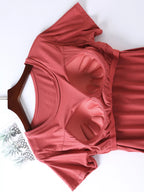 Women's Shorts Set – Padded Modal Tee & Shorts