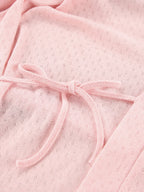 Women's Tie Waist Kimono Lounge Nightgown