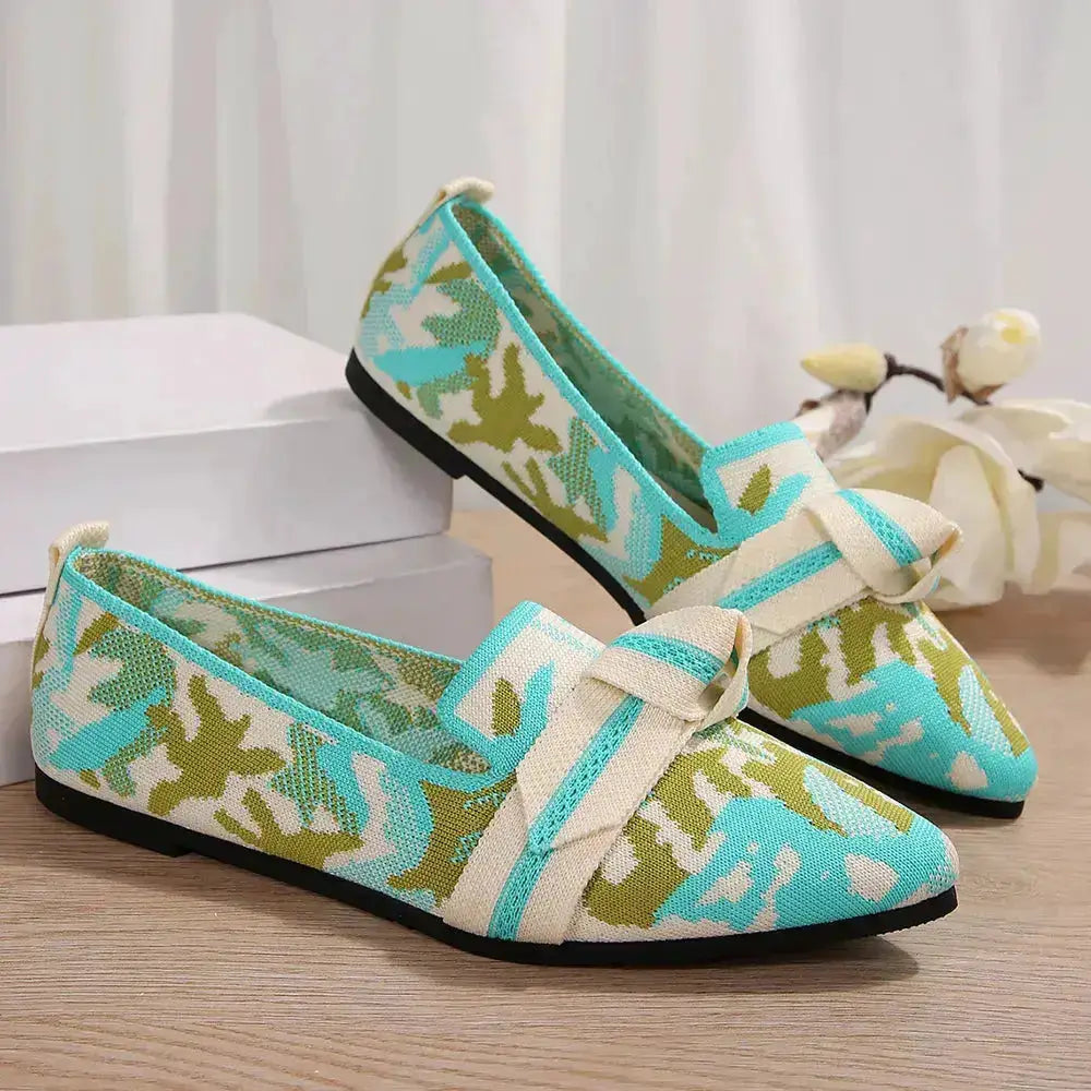 Breathable Mesh Pointed Toe Slip-Ons for Women by Parfymia