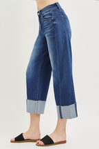 Women's Slouchy Crop Barrel Jeans