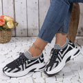 Women's Round Toe Platform Sneakers