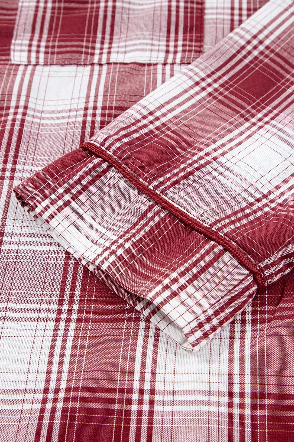 Women's Loungewear Set Plaid Long Sleeve