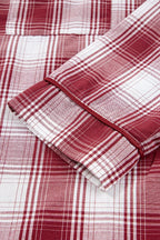 Women's Loungewear Set Plaid Long Sleeve