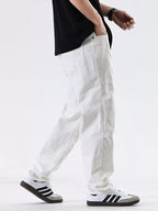 Men's Relaxed Fit Jeans in White