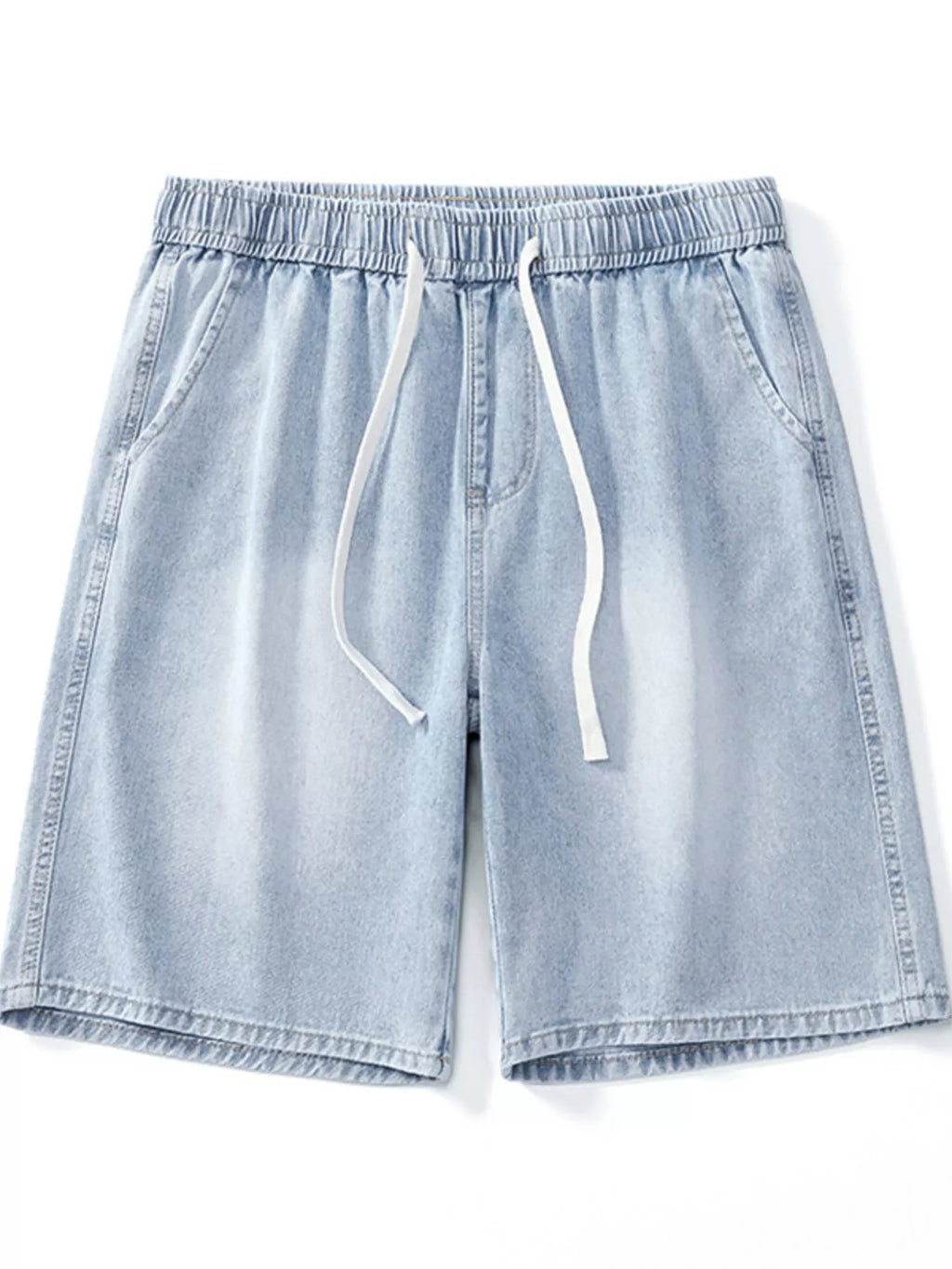 Men's Shorts – Wide Leg Drawstring Denim
