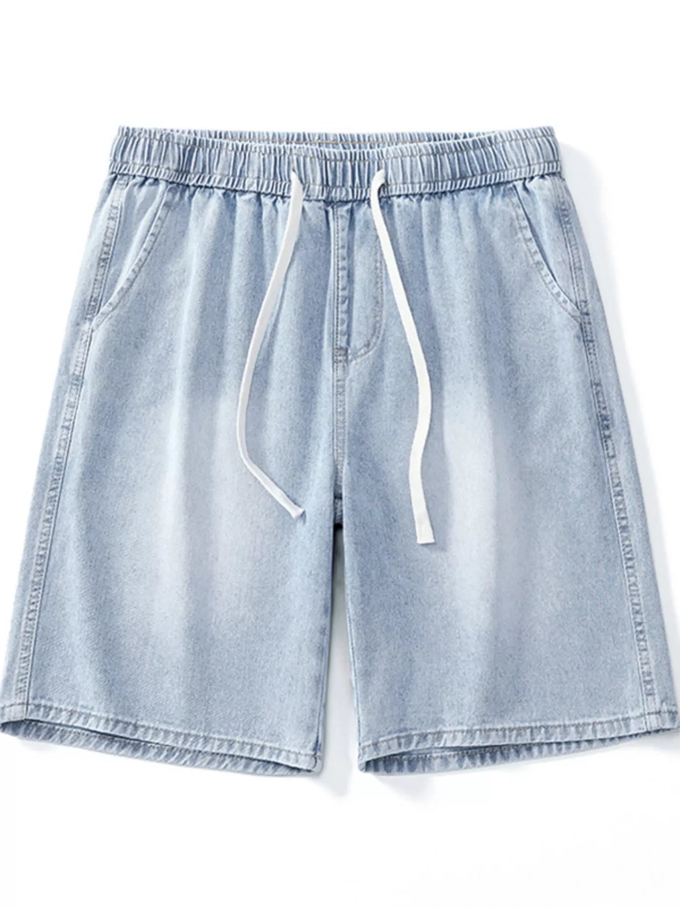 Men's Shorts – Wide Leg Drawstring Denim