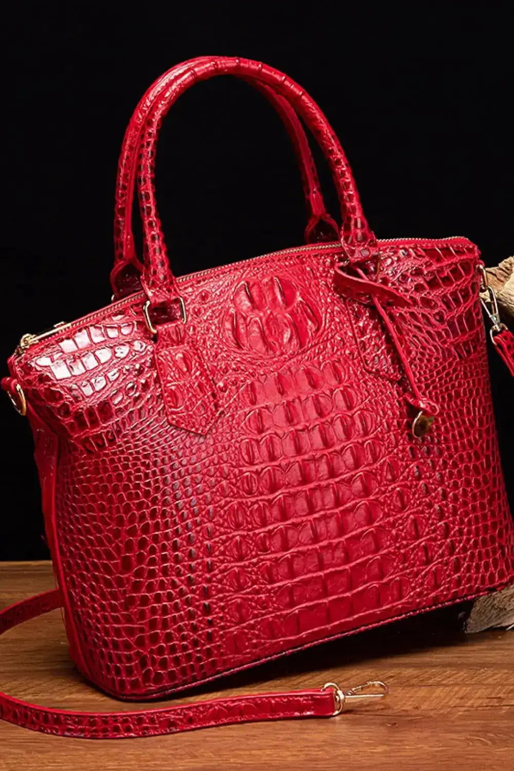 PU Leather Handbag Medium Size with Polyester Lining by Parfymia