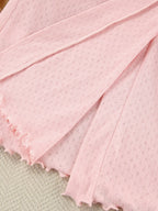 Women's Tie Waist Kimono Lounge Nightgown