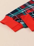 Women's Loungewear Graphic Christmas Plaid Pajamas Set