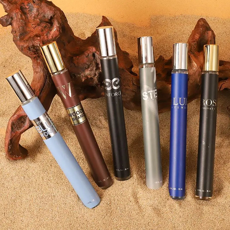 6pcs Set, 1.18fl.oz/35ml Each Bottle, Men's Eau De Toilette Spray, Long-Lasting Perfume, 6 Different Scent, Perfect for Dating, Daily Life, Parties, Gift Giving Doba