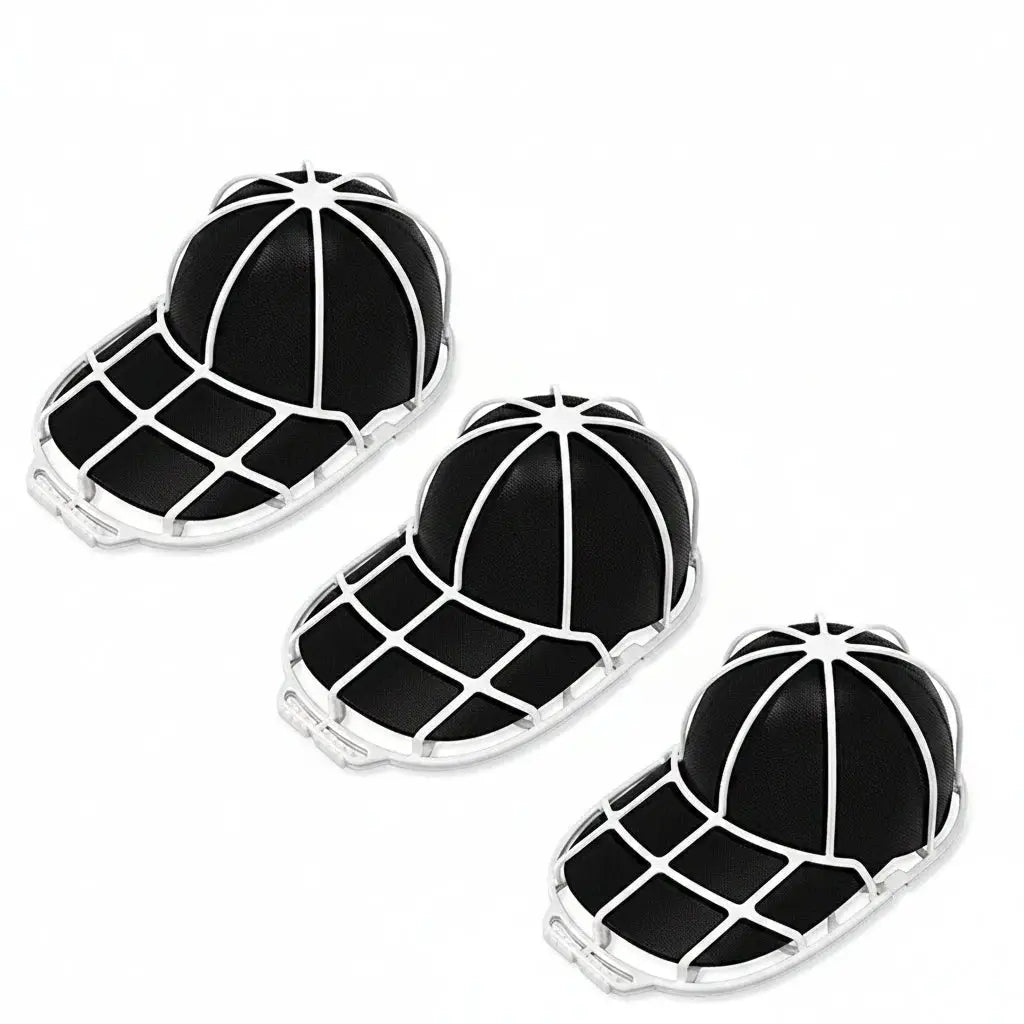 3 Pack Hat Washer Baseball Cap Cleaner Machine Washing Cage Holder Frame Net New Doba