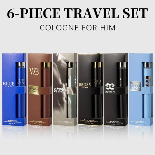 6pcs Set, 1.18fl.oz/35ml Each Bottle, Men's Eau De Toilette Spray, Long-Lasting Perfume, 6 Different Scent, Perfect for Dating, Daily Life, Parties, Gift Giving Doba