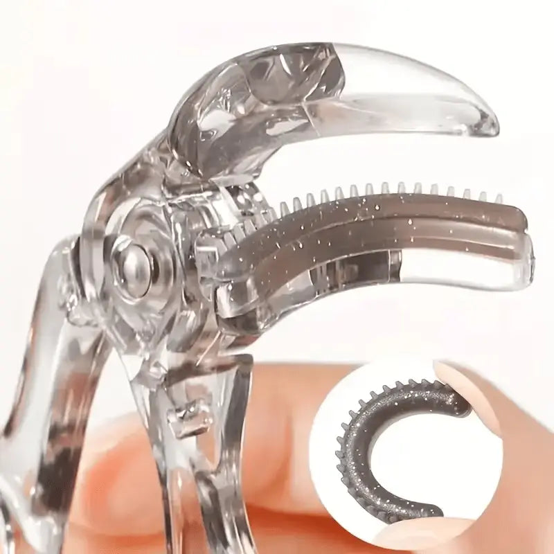 Portable wide-angle eyelash curler with built-in comb - suitable for all eye shapes, easy to use, battery-free, ideal for beginners Doba
