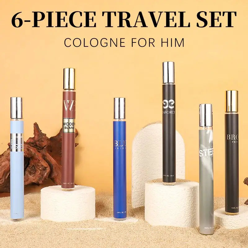 6pcs Set, 1.18fl.oz/35ml Each Bottle, Men's Eau De Toilette Spray, Long-Lasting Perfume, 6 Different Scent, Perfect for Dating, Daily Life, Parties, Gift Giving Doba