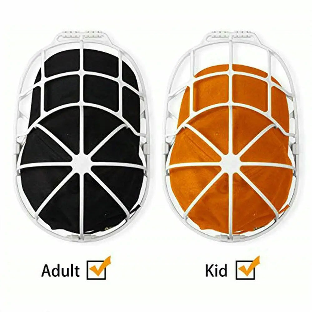 3 Pack Hat Washer Baseball Cap Cleaner Machine Washing Cage Holder Frame Net New Doba