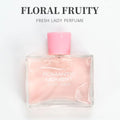 3.4fl Oz Women's Eau De Parfum - ROMANTIC MOMENT - Floral & Woody - With Rose, Chamomile, and Lemon - Medium Intensity Perfume Doba