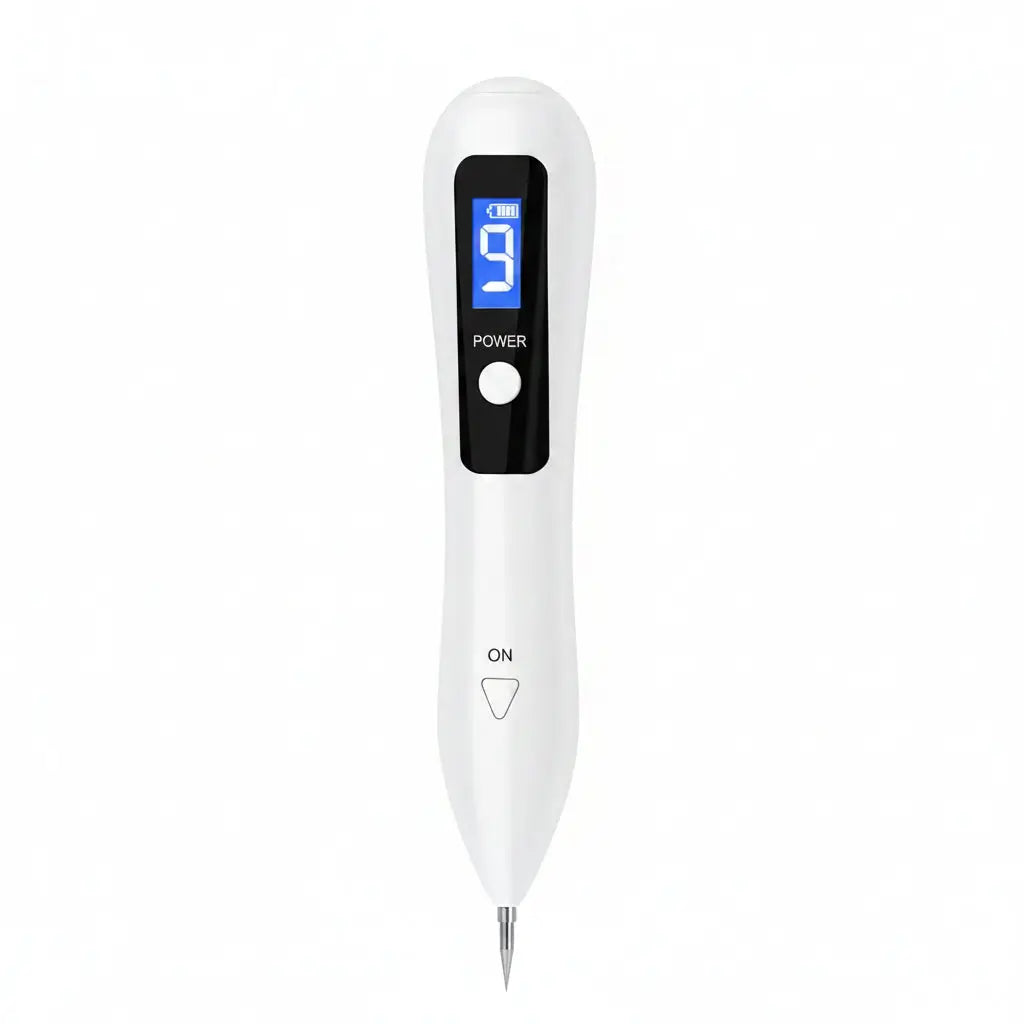 Skin Tag Repair Kit Portable Beauty Equipment Multi-Level with Home Usage USB Charging LCD Level Adjustable 6 Replaceable Needles Doba