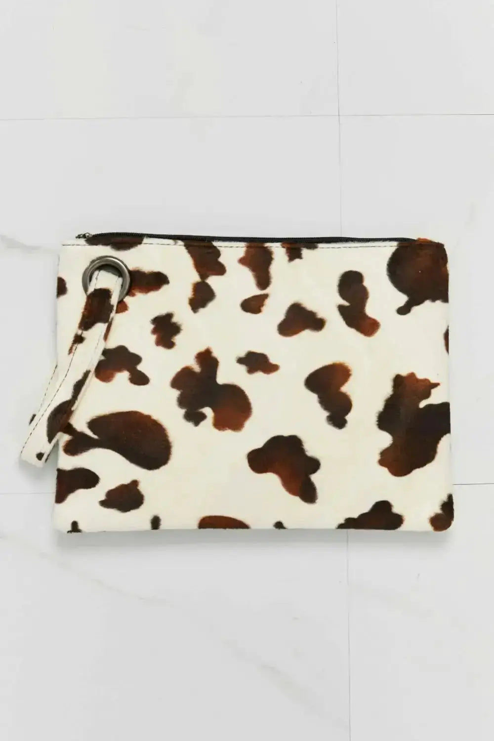 Leopard Print Medium Wristlet in Soft Fluff by Parfymia