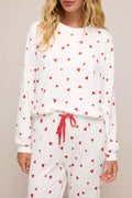 Women's Loungewear Set – Hearts Print