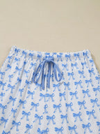 Women's Loungewear Set – Bow Print
