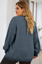 Women's Plus Size Sweatshirt – Dropped Shoulder