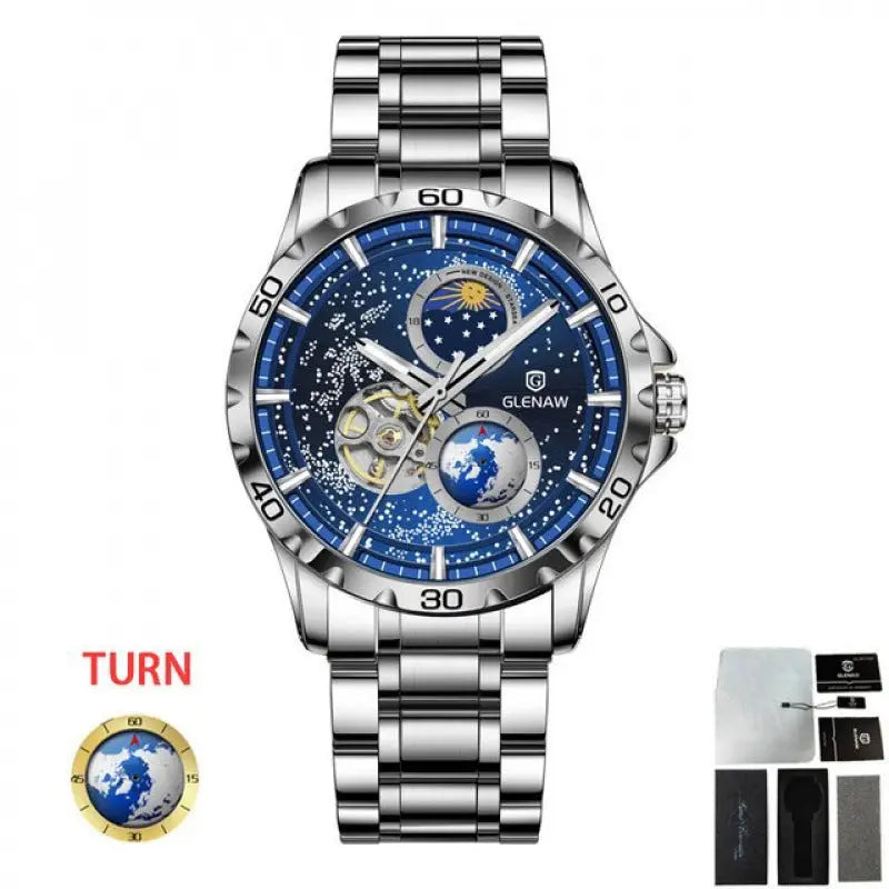 Men's Simple Stainless Steel Quartz Watch Dropshipman
