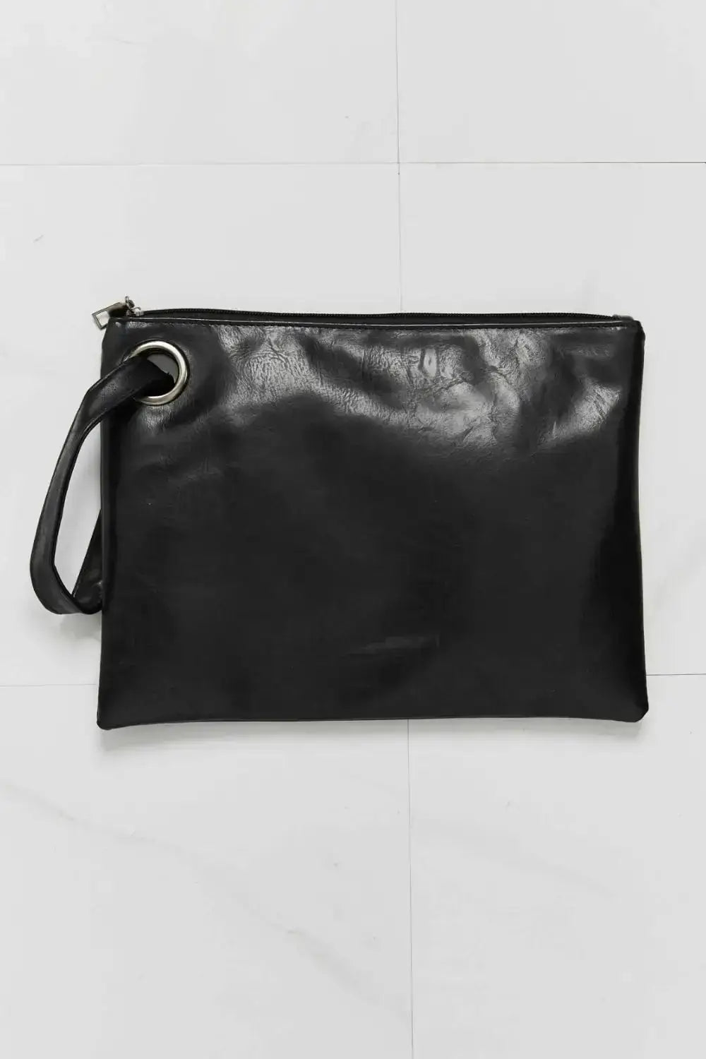 PU Leather Wristlet Looking At You Medium Clutch by Parfymia