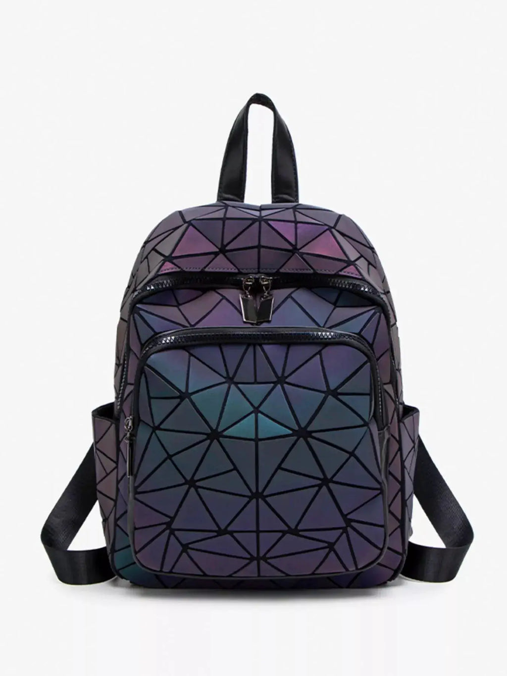 Geometric Backpack Bag by Trendsi