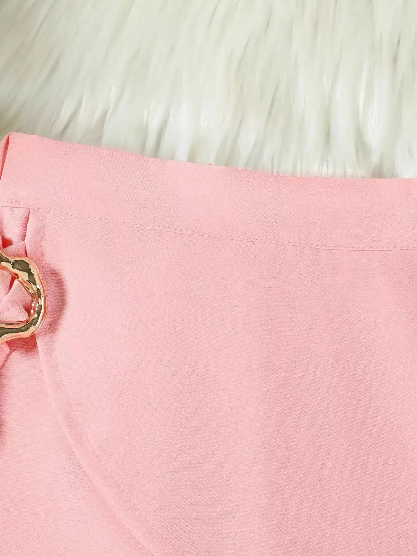 Girls Sleeveless Top And Skort Set With Bow Accent — Parfymia