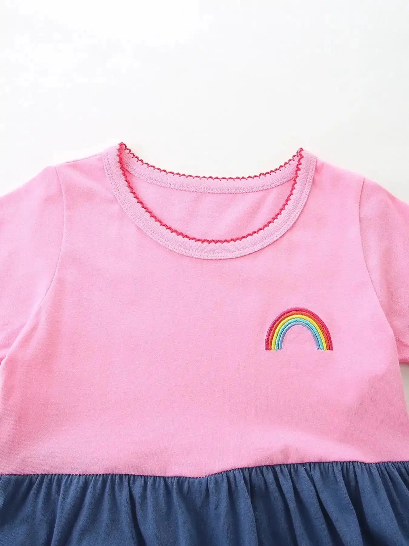 Heart Embroidered Casual Dress for Children by Parfymia