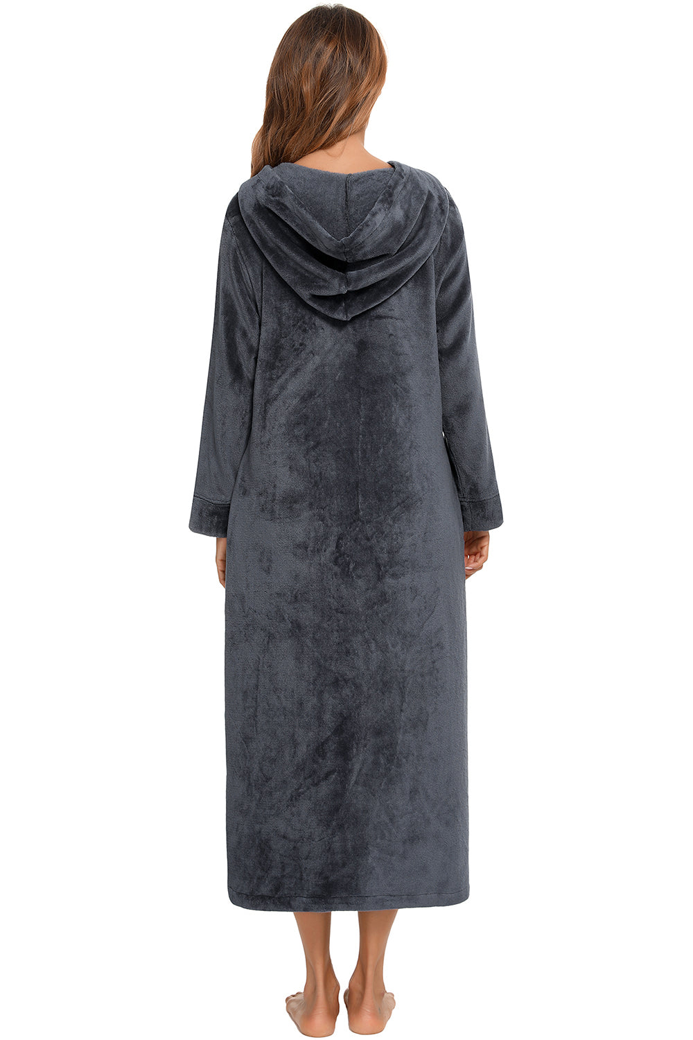 Women's Hooded Night Dress with Pockets