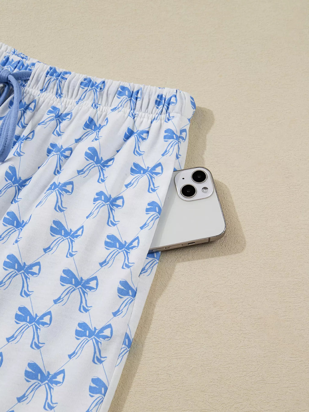 Women's Loungewear Set – Bow Print