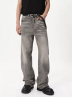 Men's Wide Leg Jeans – Vintage Wash