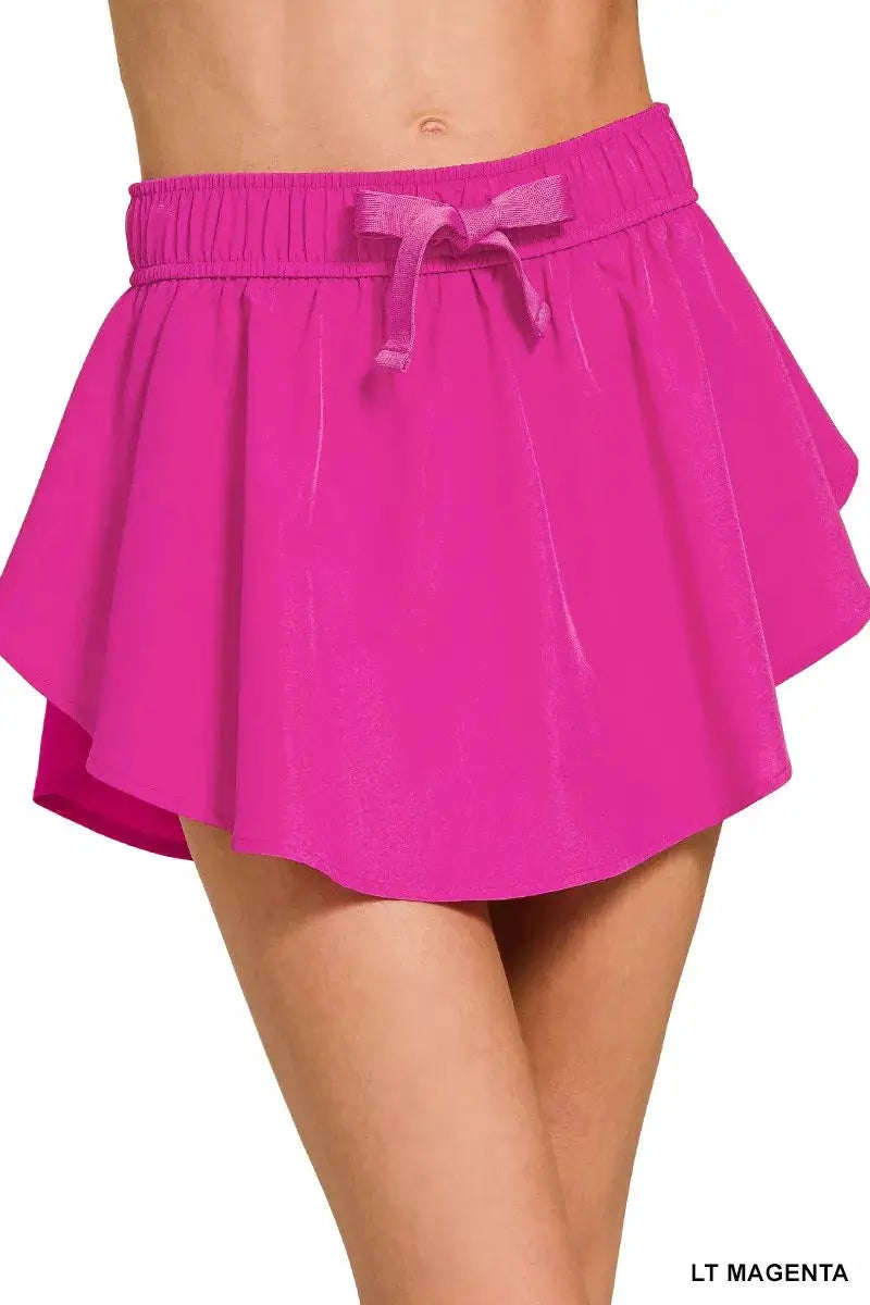 Zenana Soft Woven Active Skorts by Trendsi