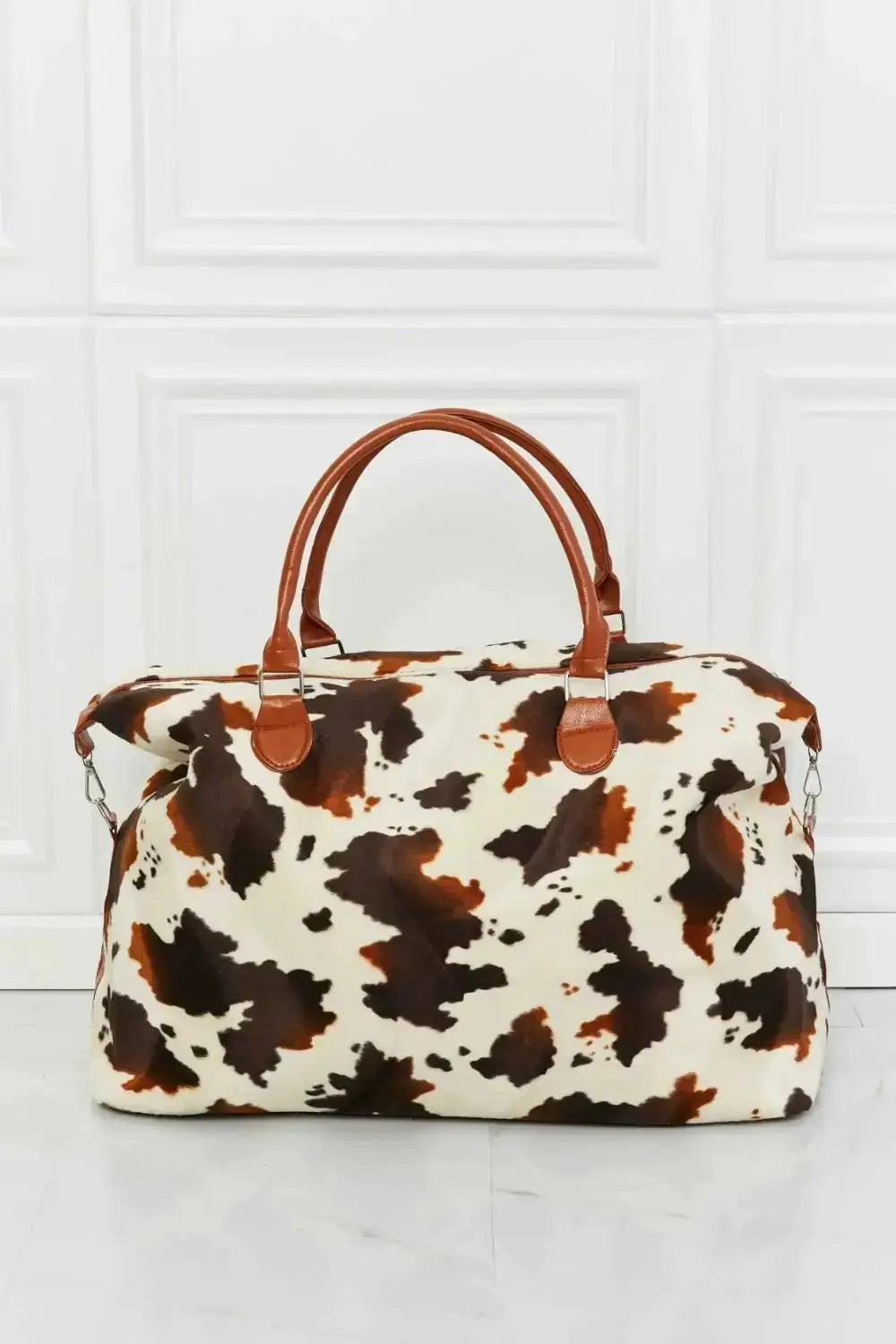 Animal Print Plush Weekender Bag by Parfymia