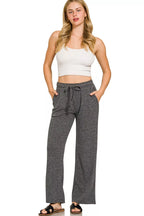 Women's Lounge Pants – Ribbed Drawstring