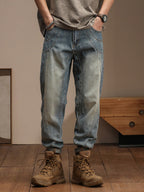 Men's Vintage Wash Relaxed Fit Jeans