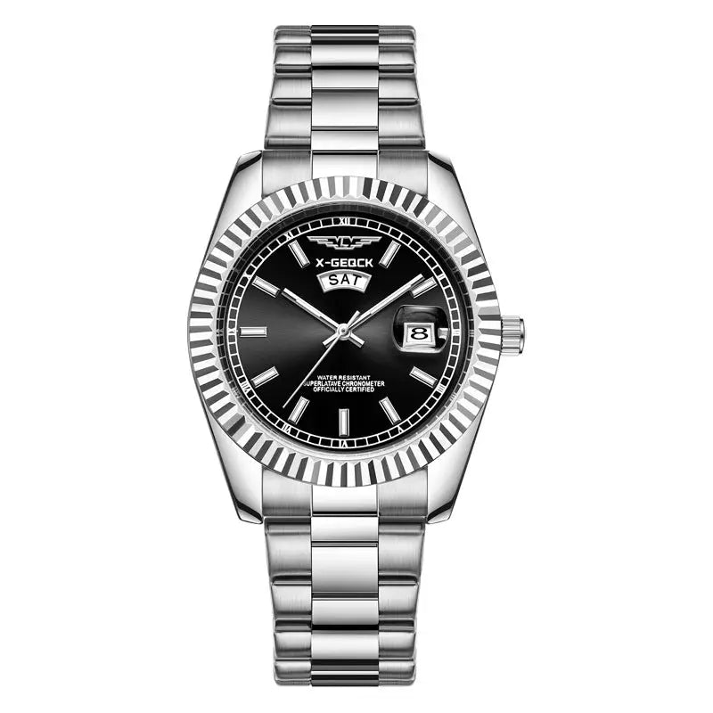 Men's Ultra-Thin Quartz Watch – Waterproof, Luminous & Sleek Dropshipman